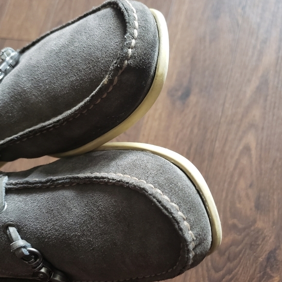 John Varvatos Star USA Suede Moccasin Shoe - Picture 6 of 9